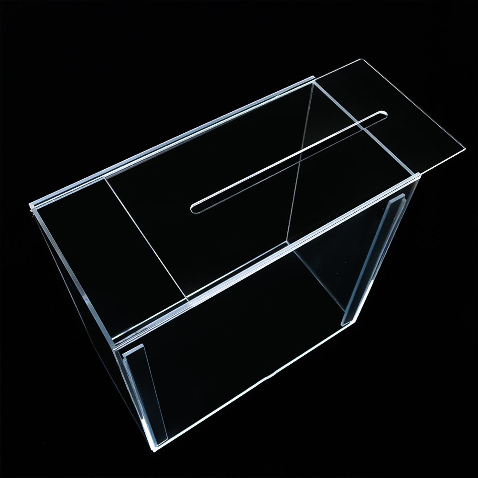 Wedding Card Box - Przezroczysta akrylowa skrzynka na kartki ślubne,