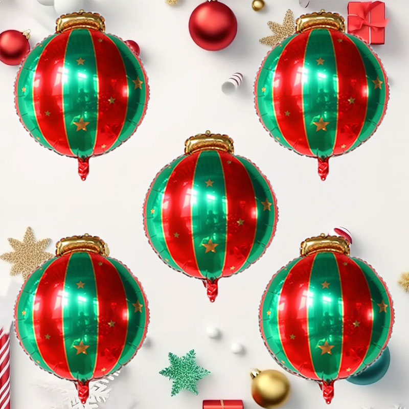 5 szt. Czerwono-Zielone Balony – Wedding Decor Supply Store recenzja i cena