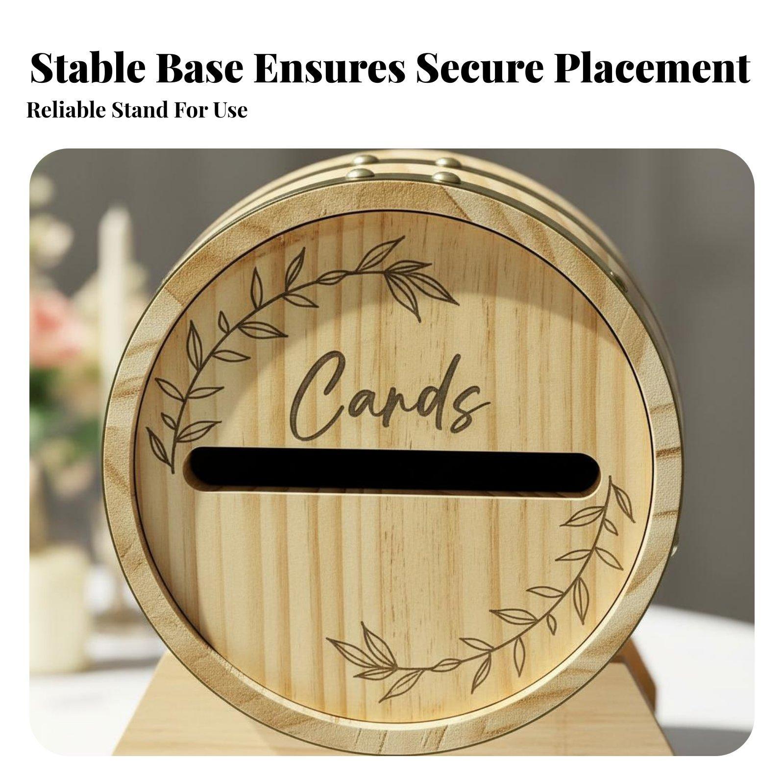 Duża drewniana skrzynka na kar – Wedding Card Box recenzja i cena