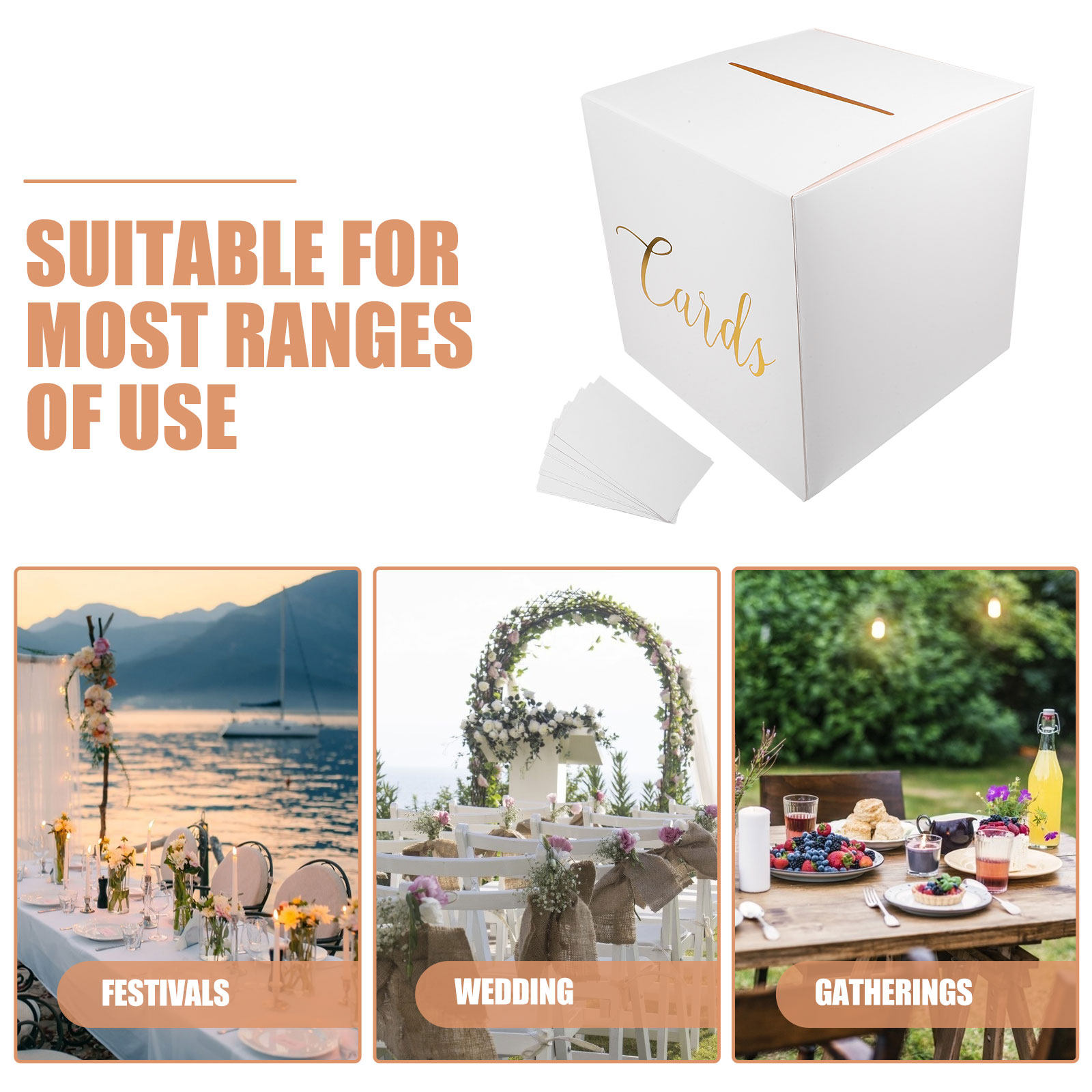 1 zestaw eleganckich pudełek n – Wedding Card Box recenzja i cena